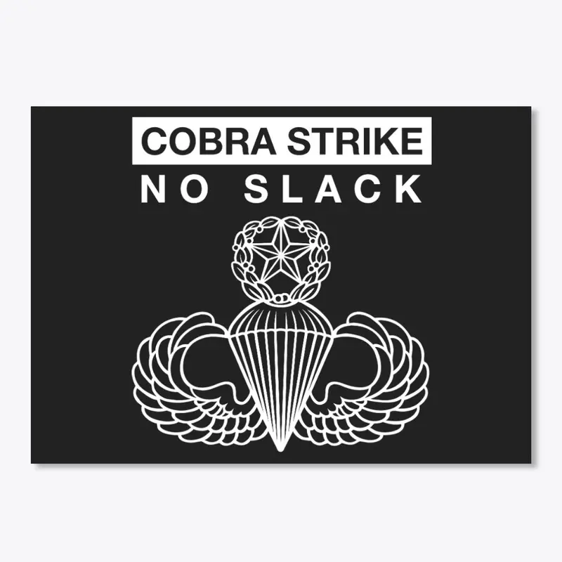 Cobra Strike White on Dark Colors