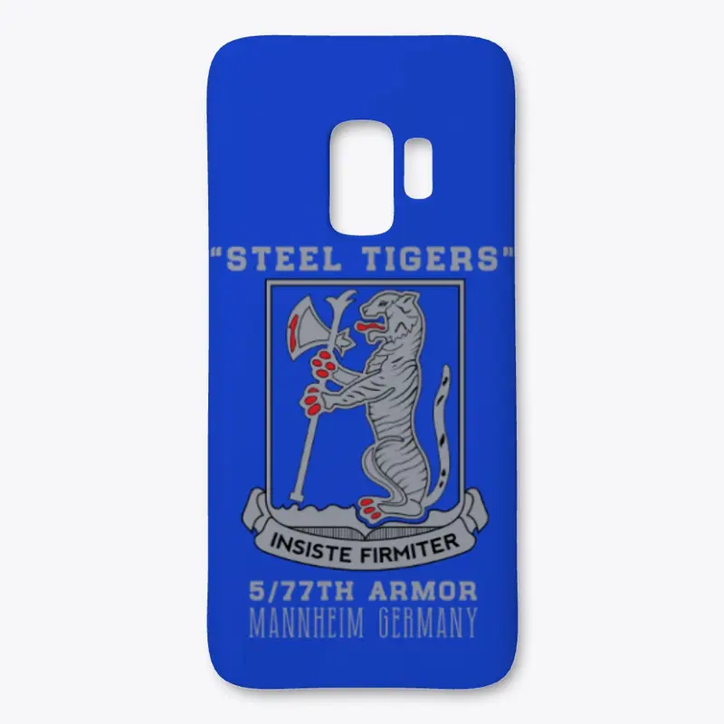 5/77 Armor Steel Tigers on Royal Blue