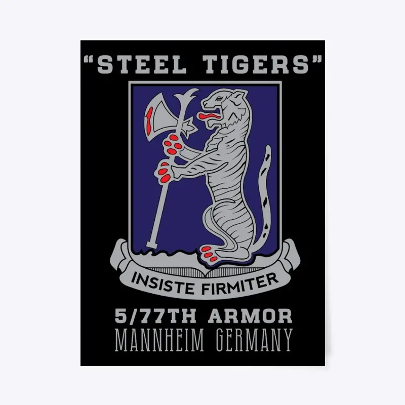 5/77 Armor over heart logo