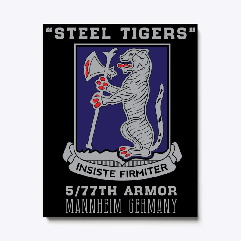 5/77 Armor over heart logo