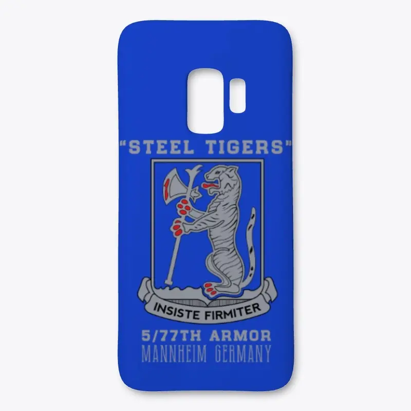 5/77 Armor Steel Tigers on Royal Blue