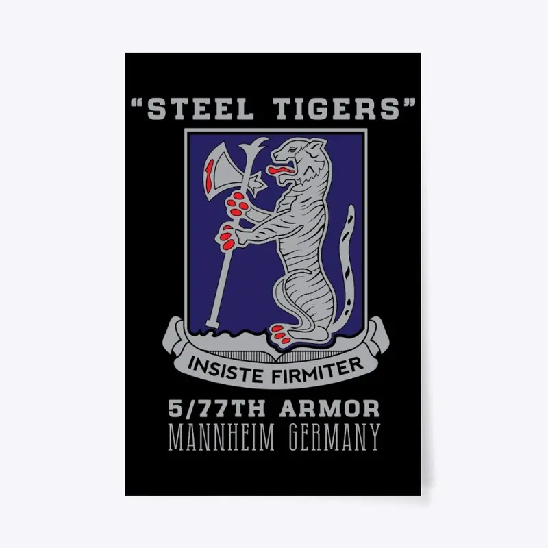 5/77 Armor over heart logo