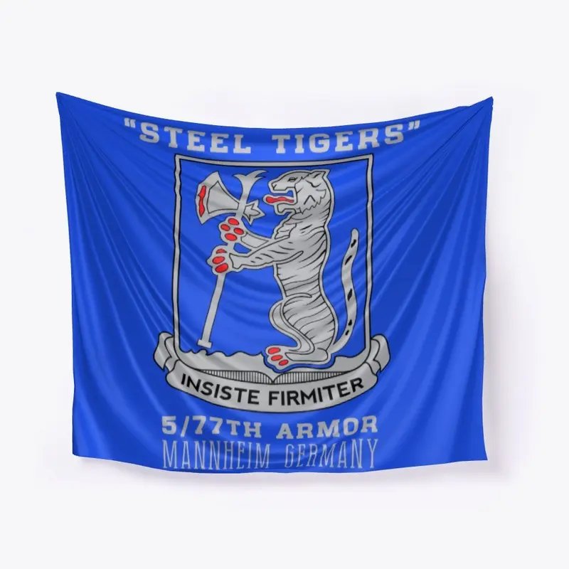 5/77 Armor Steel Tigers on Royal Blue