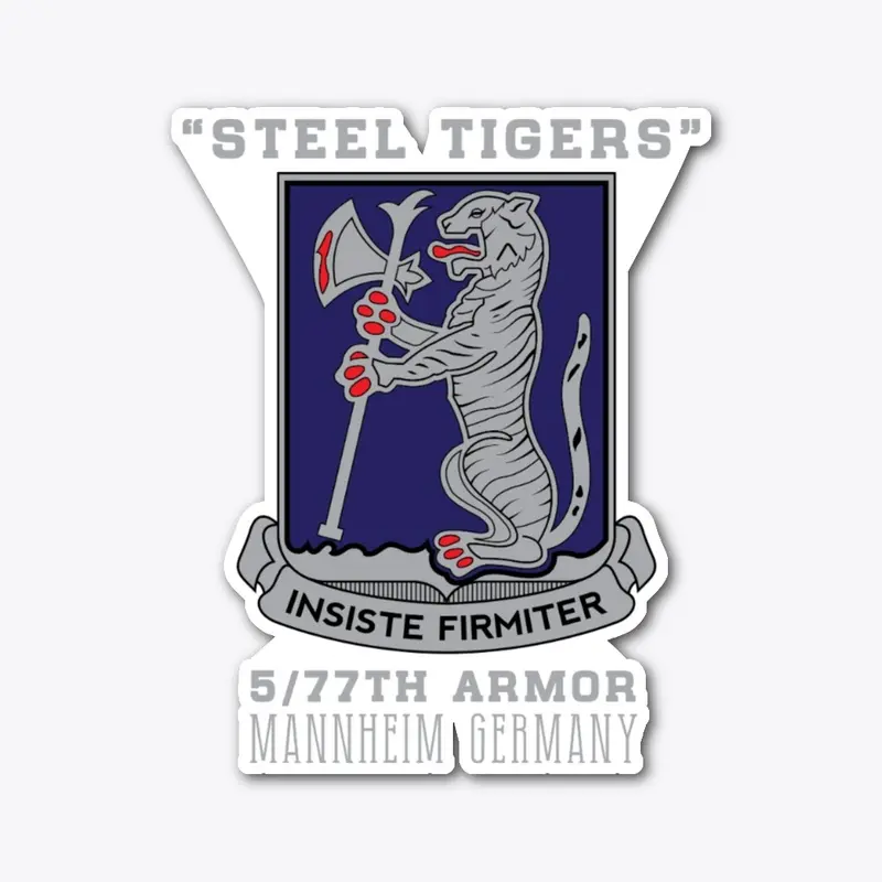 5/77 Armor over heart logo